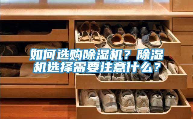 如何選購除濕機？除濕機選擇需要注意什么？