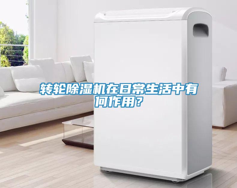 轉輪除濕機在日常生活中有何作用？
