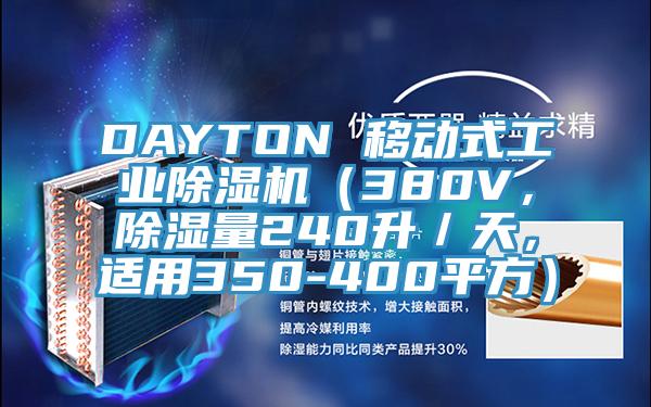 DAYTON 移動(dòng)式工業(yè)除濕機(jī)（380V，除濕量240升／天，適用350-400平方）